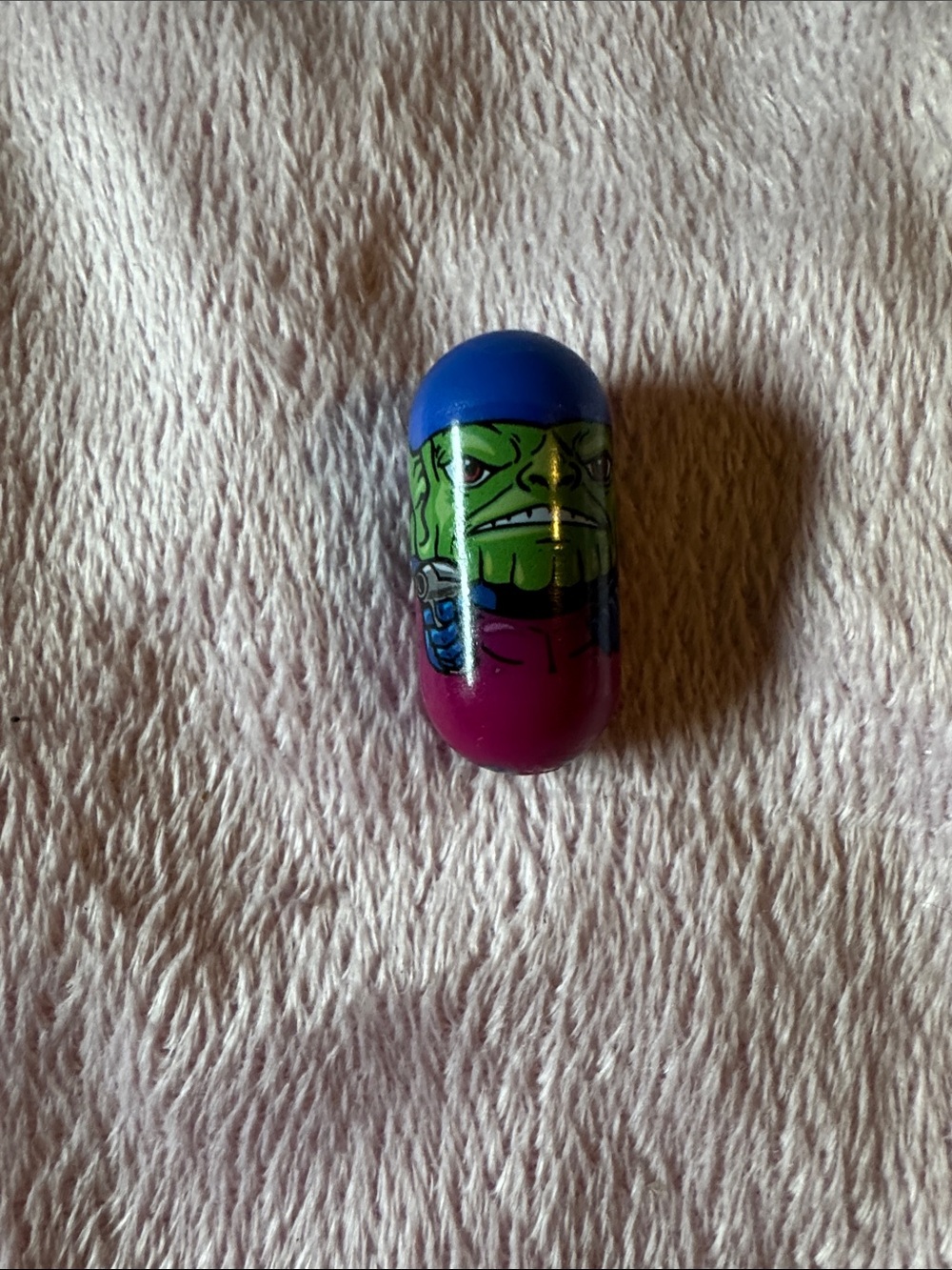 a Marvel Mighty Beanz